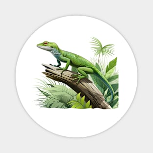 Green Anole Magnet